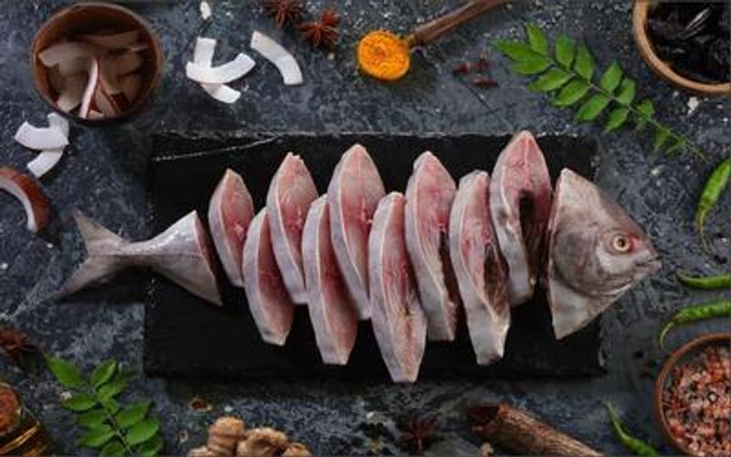 Black Pompfret Slice